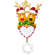 Reindeer Couple  Ornament