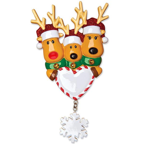 Reindeer Family Ornament
