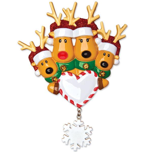 Reindeer Family Ornament