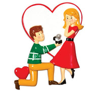 Engagement People Christmas Ornament