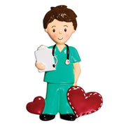 Medical in Scrubs (Male) Ornament