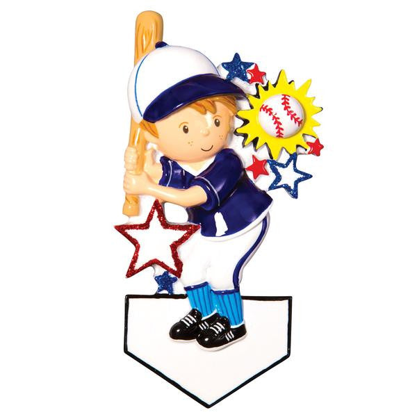 Baseball Player Ornament
