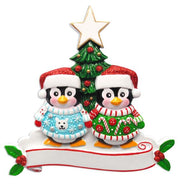 Ugly Sweater Couple Personalized Christmas Ornament