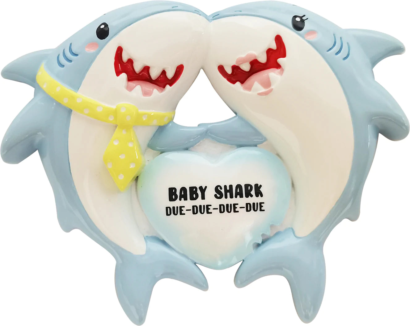We're Expecting Family (TBD Baby Shark) Personalized Christmas Ornament