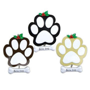 Dog Paw Ornament