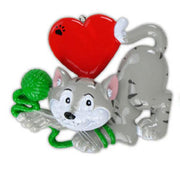 Cat Lover Personalized Ornament
