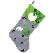 Kitty Paws Personalized Christmas Stocking