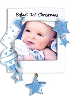 Christmas Baby Frame Boy